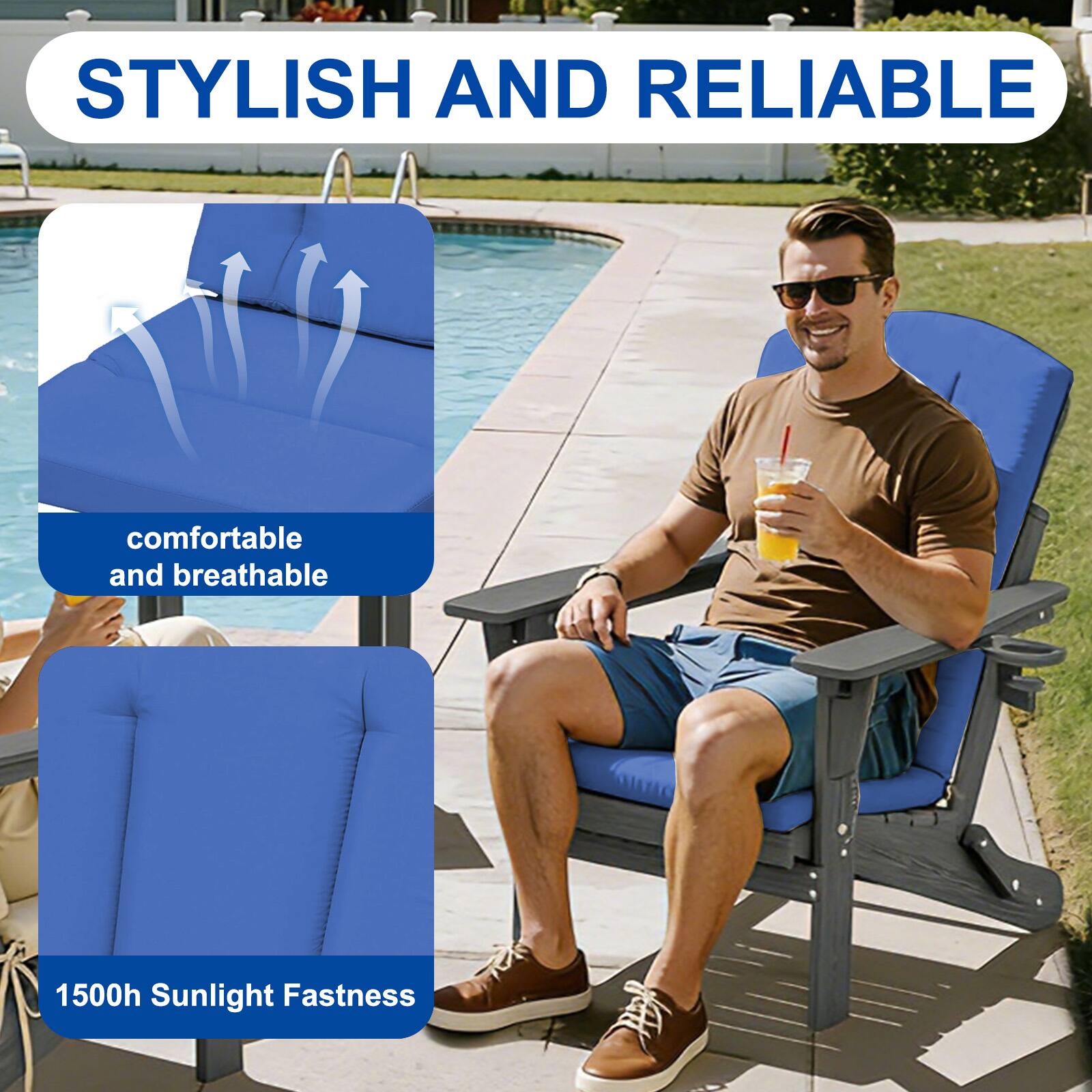 STYLISH AND RELIABLE

comfortable and breathable

1500h Sunlight Fastness