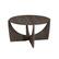 Left. Walker Edison - Contemporary Arch-Base Round Coffee Table - Cerused Ash.