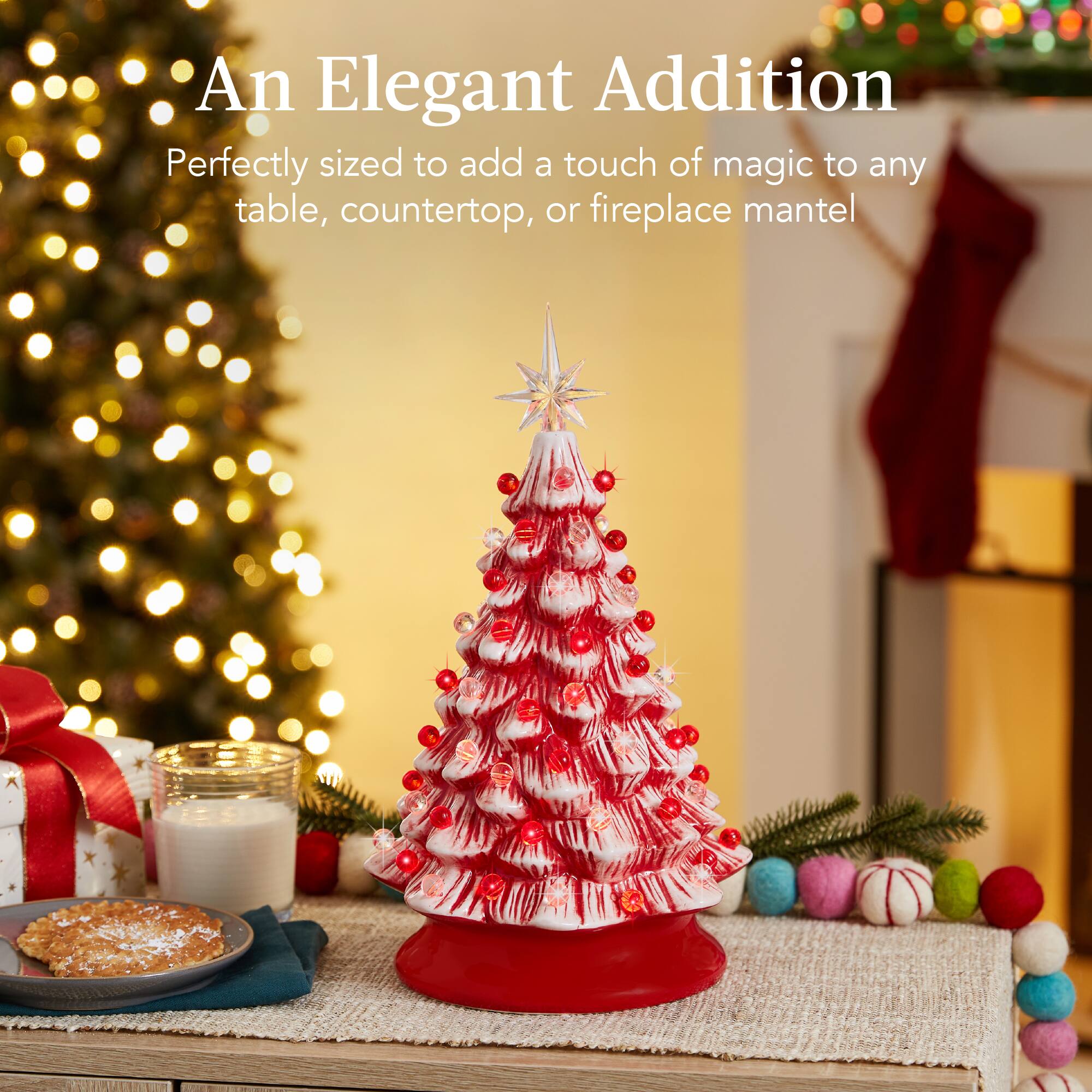 An Elegant Addition  
Perfectly sized to add a touch of magic to any table, countertop, or fireplace mantel