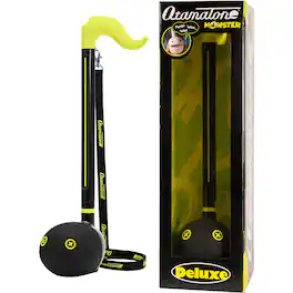 Otamatone - Synthesizer Music Toy Instrument with Monster Design Deluxe Size Portable and Musical - Lime Green