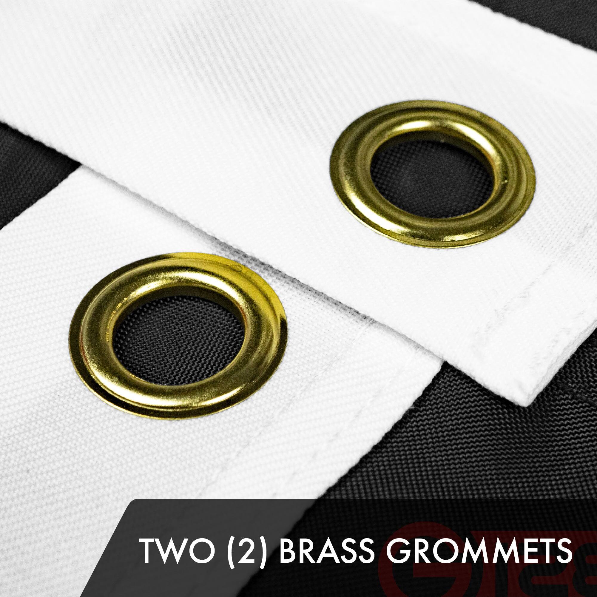 TWO (2) BRASS GROMMETS