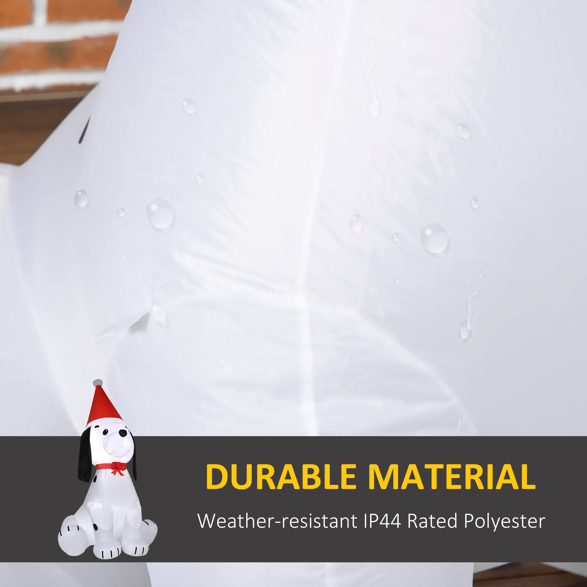 DURABLE MATERIAL  
Weather-resistant IP44 Rated Polyester