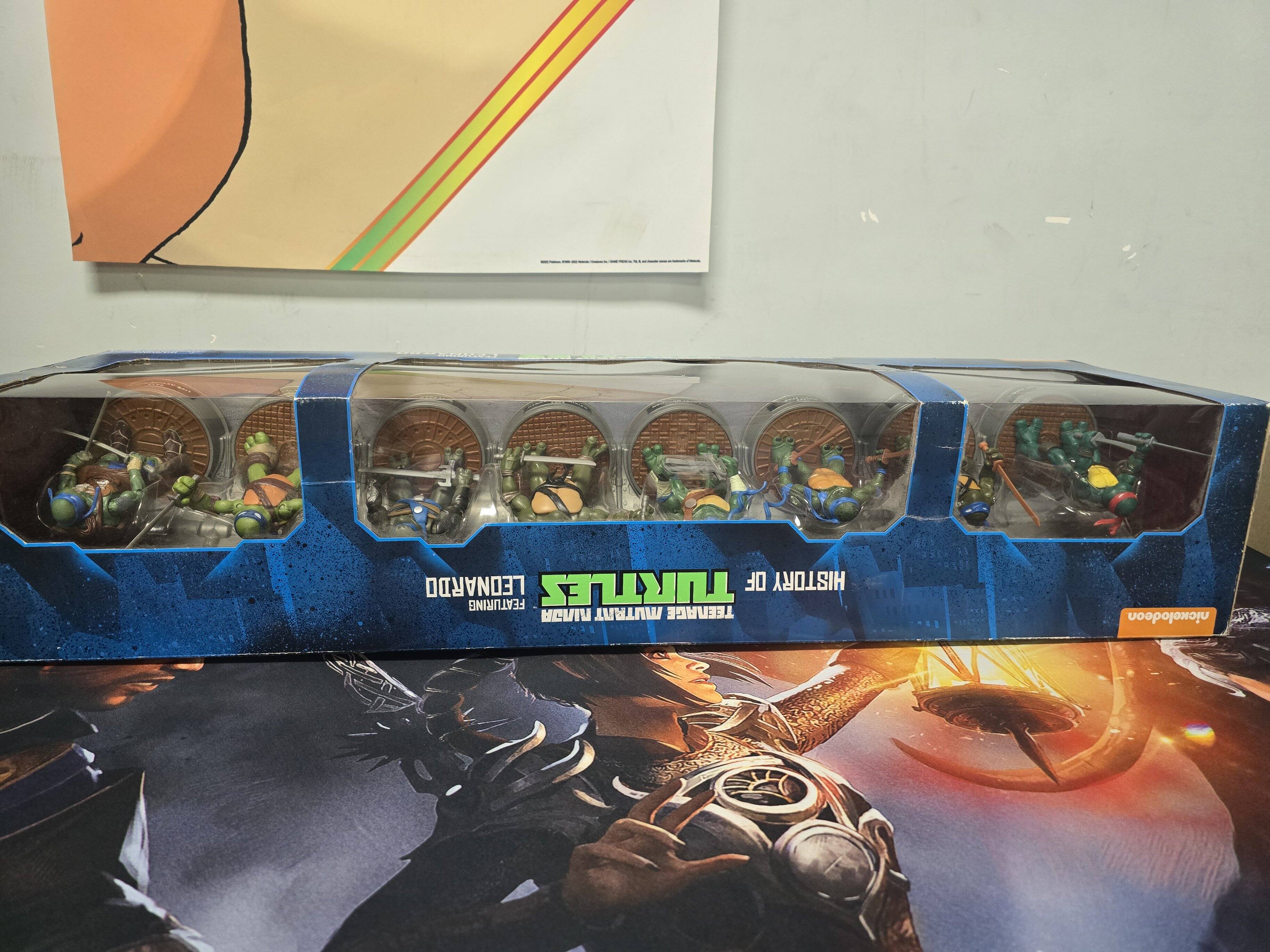 - I I - I | - I : | | | LEONARDO TURTLES OF HISTORY FEATURING RINDA MUTANT TEENAGE