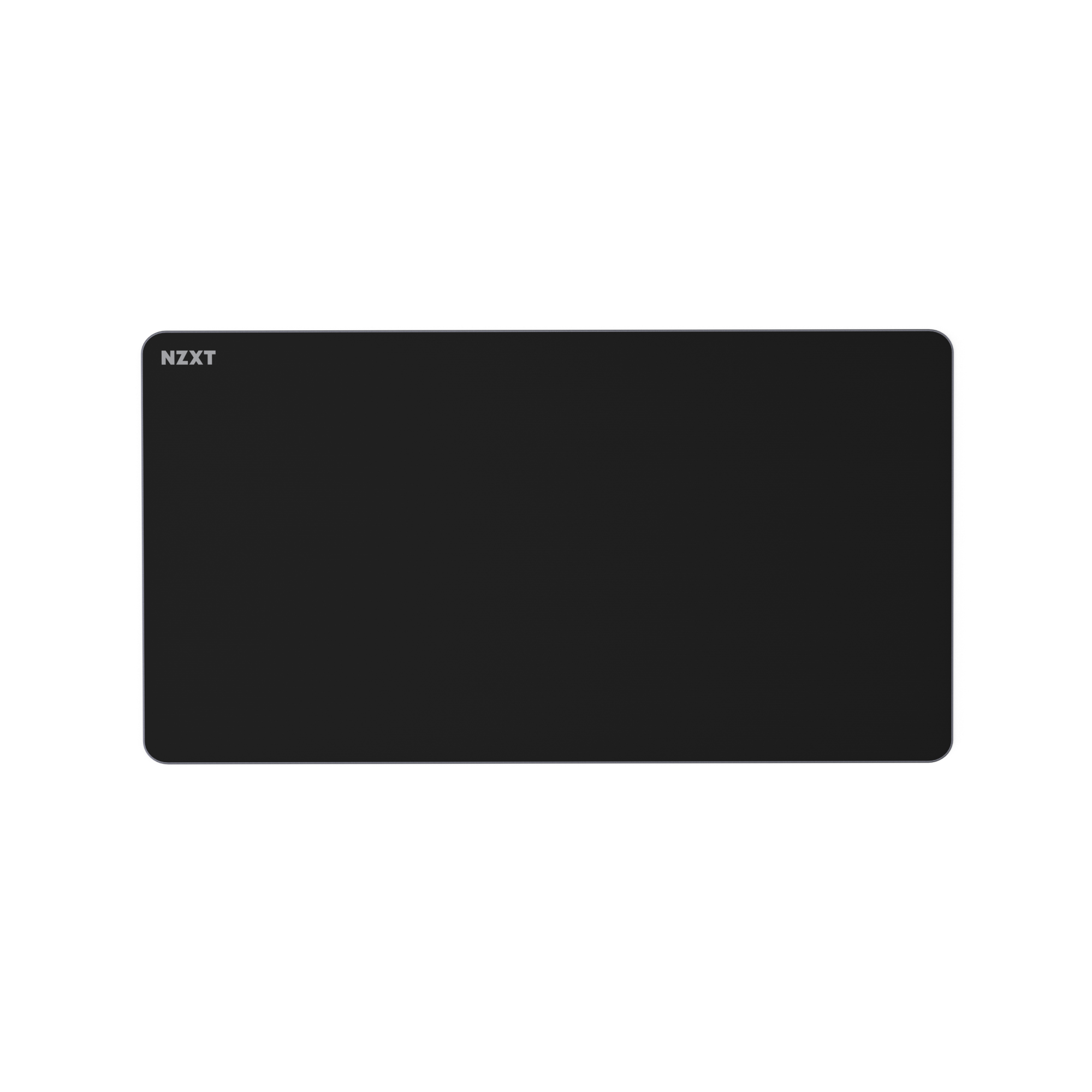Front. NZXT - Zone Elite Premium Gaming Mouse Pad with Ultra-Smooth Nano-Knit Cloth Surface (XL) - Black.