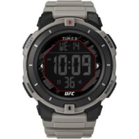 Timex - Men's UFC Rumble 50mm Watch - Tan Strap Digital Dial - Tan - Front_Zoom