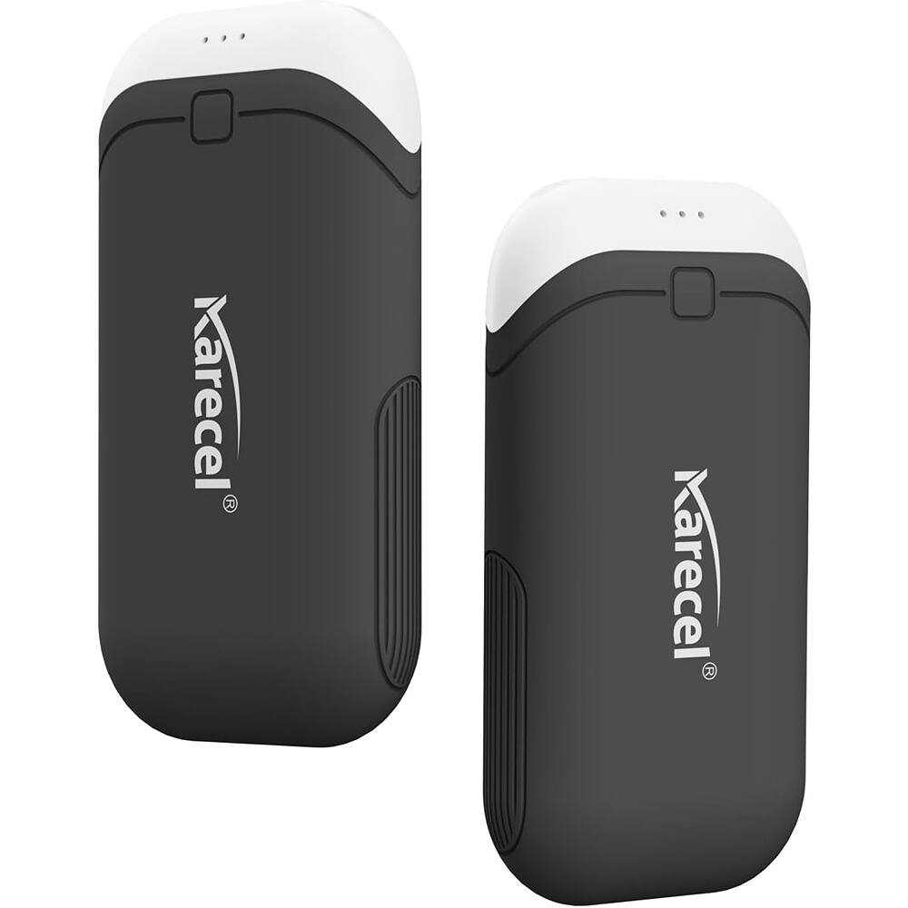 MOSZAR LLC - Rechargeable Hand Warmers 2-Pack – 10000mAh, Double-Sided Heat, Silicone Pocket Size