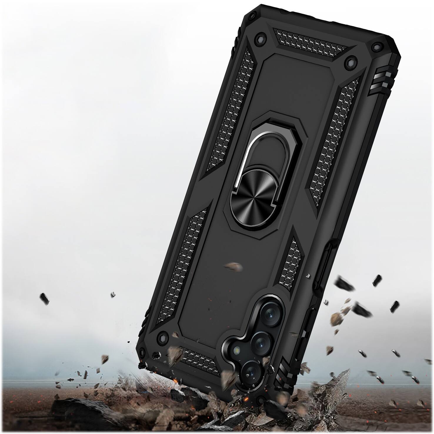 Alt View 14. SaharaCase - Military Kickstand Series Case for Samsung Galaxy A13 5G - Black.