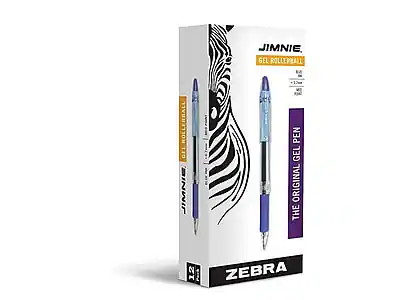 JIMNIE
GEL ROLLERBALL
THE ORIGINAL GEL PEN
ZEBRA