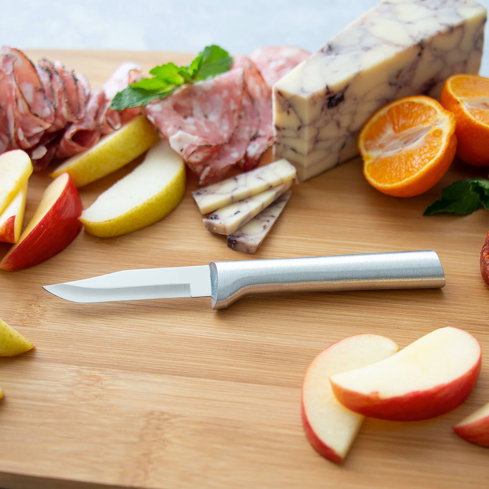 Alt View 4. Rada - 3 Piece Paring Knives Galore Set, Silver Handles - Silver.