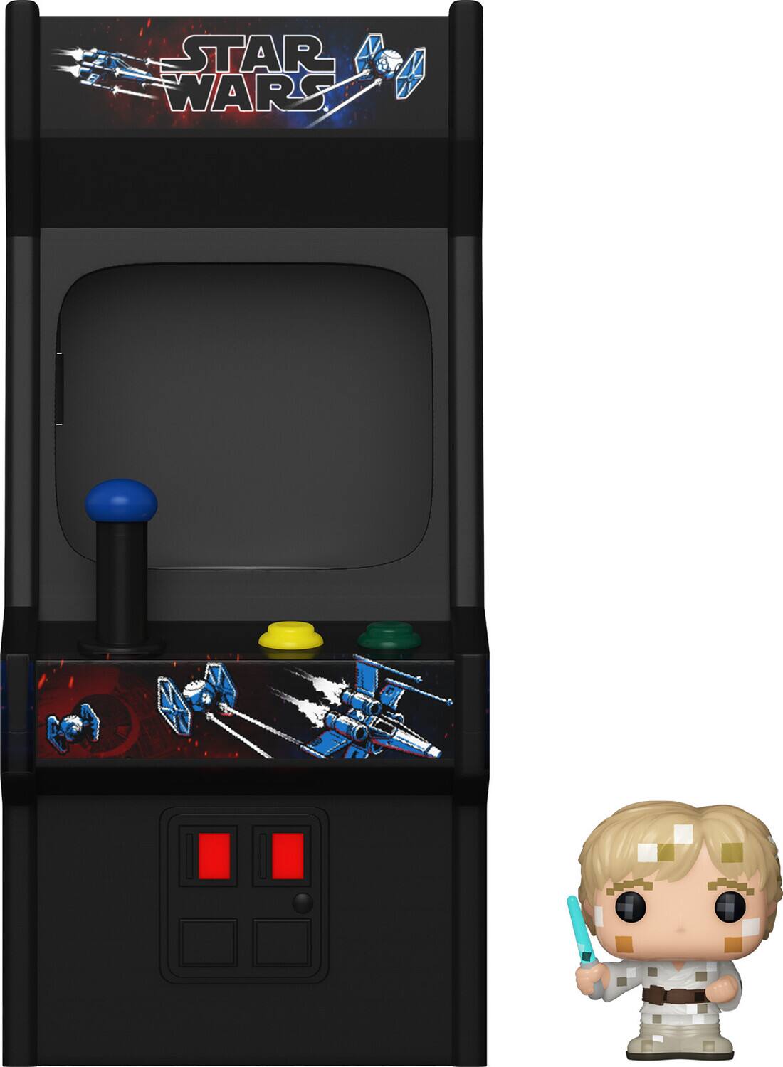 Funko - Bitty POP! Arcade Cabinet: Star Wars - Luke (8-bit) - Collectibles - Multicolor