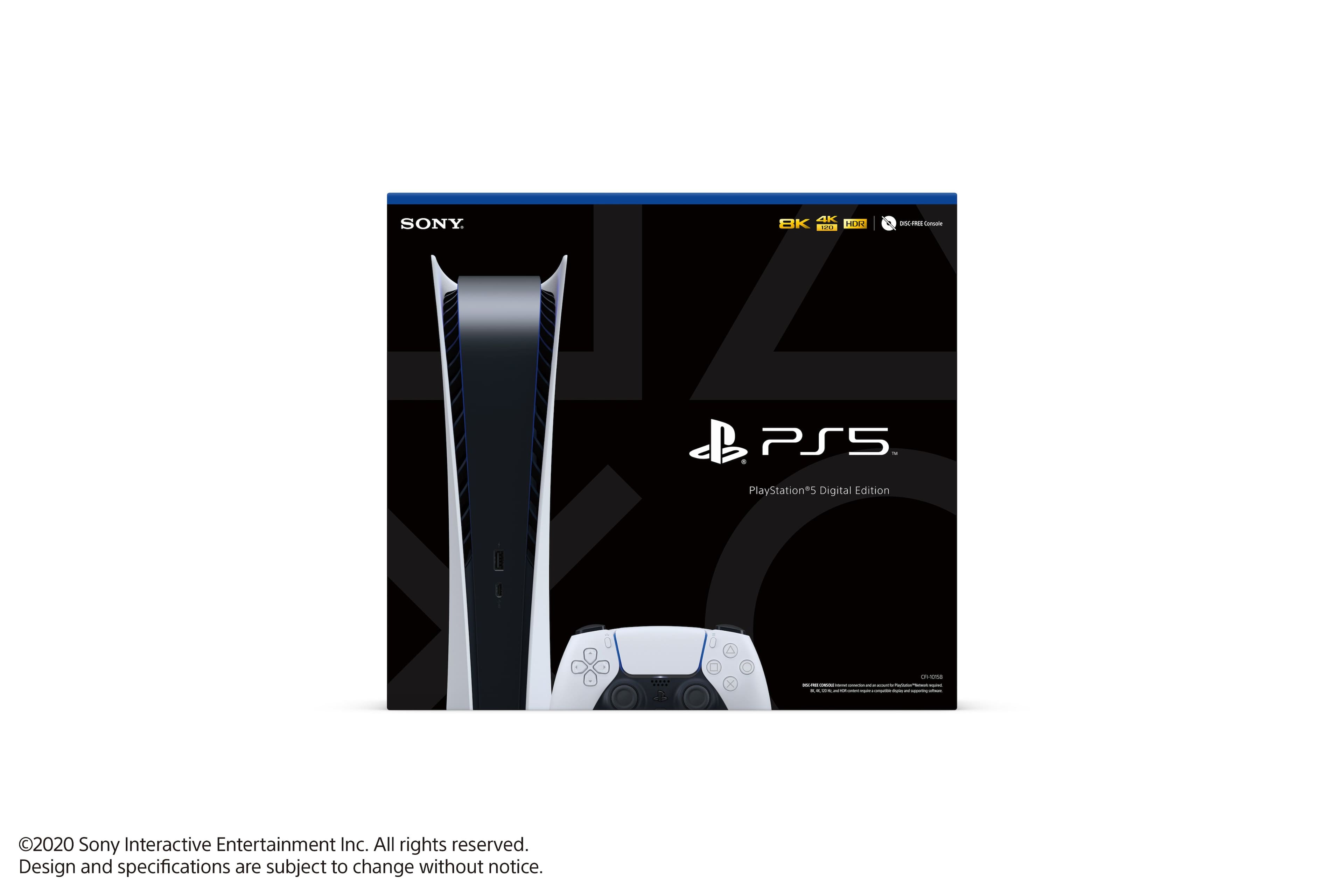 Best Buy: Sony PlayStation 5 Digital Edition Console White 1000031650