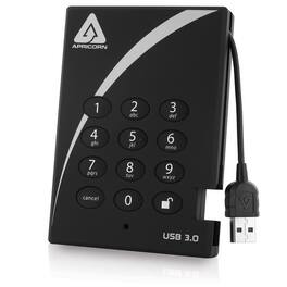 Apricorn - Aegis 4TB USB 3.0 Padlock SSD