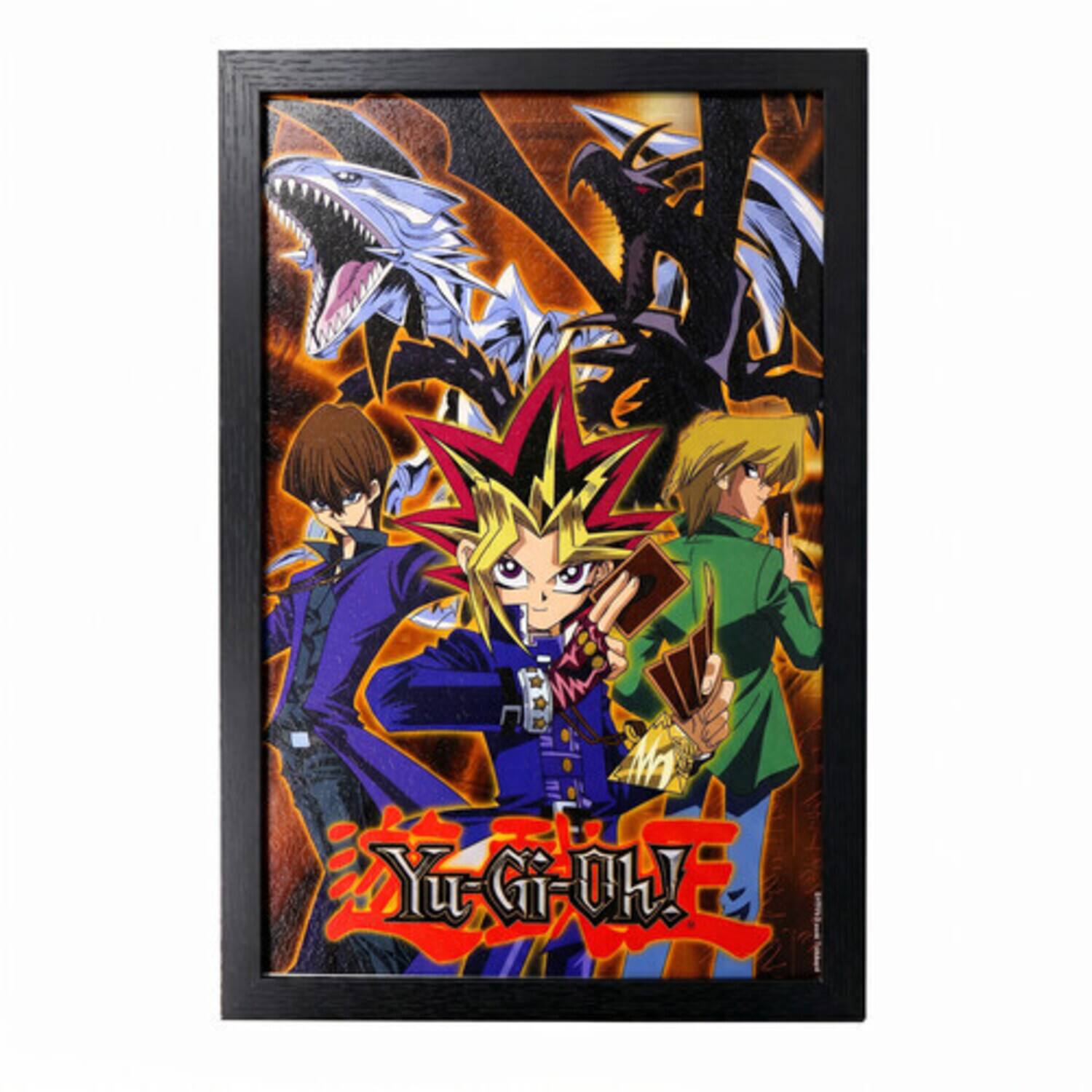 Front. PopMarket - Yu-Gi-Oh - S2 Collage 11x17 Framed Gel Coat - Multicolor.