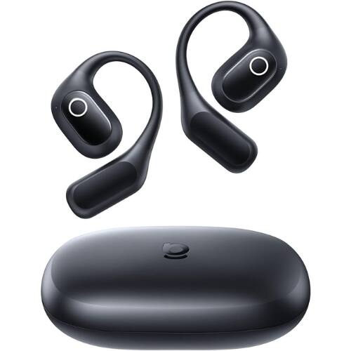 Front. Baseus - Baseus Eli 2i Fit Open-Ear Headphones, Secure 8.8g Fit, 36H Battery, BassUp Sound, IPX5, ENC Calls, Sports Ready.