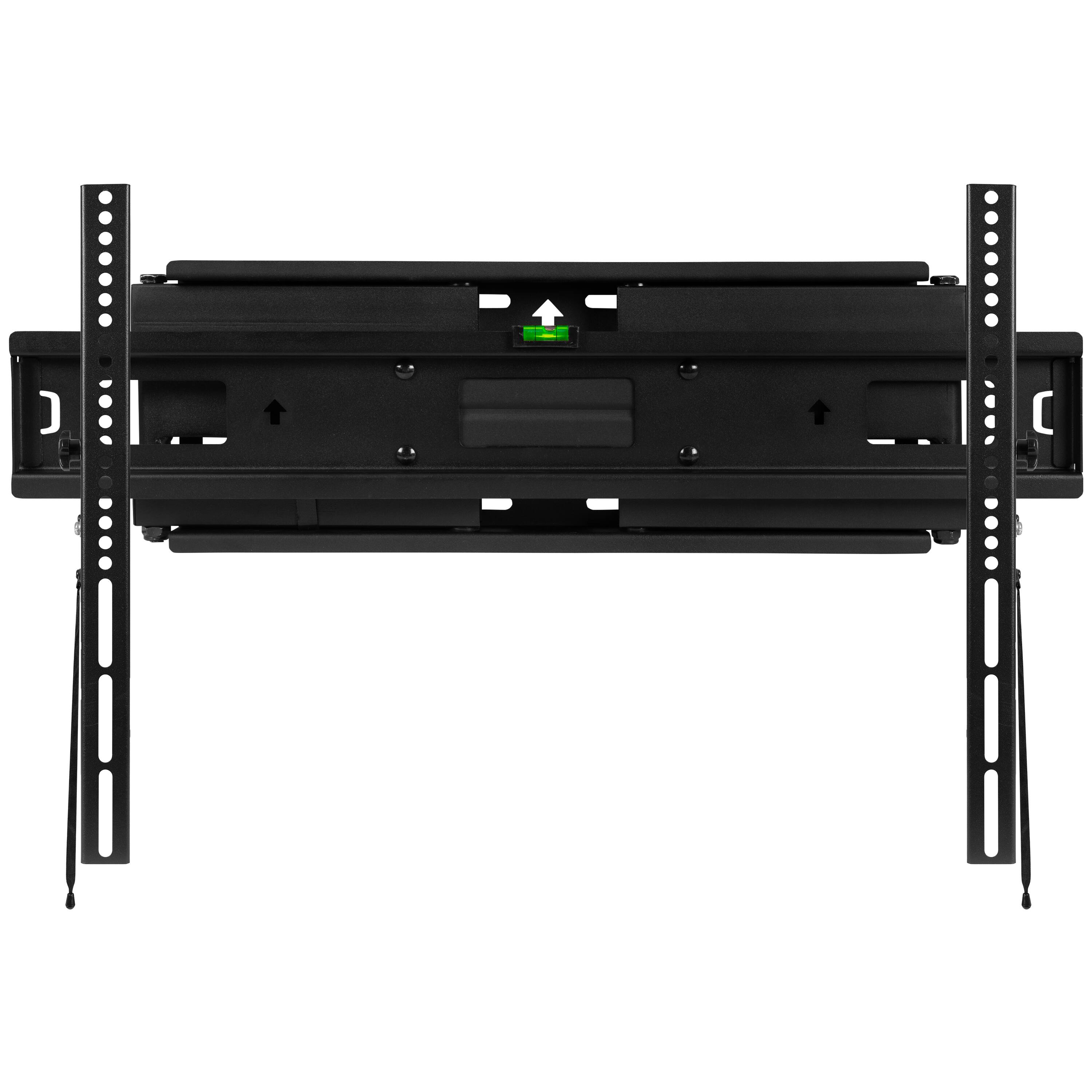 Alt View 9. Emma + Oliver - Full Motion TV Wall Mount-32"-55", 40"-84" TV-Built in Level-Quick Release Cords - Black.