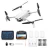 SKYROVER - S1 Fly More Combo 8K Drone Bundle with Remote Screen Controller - White
