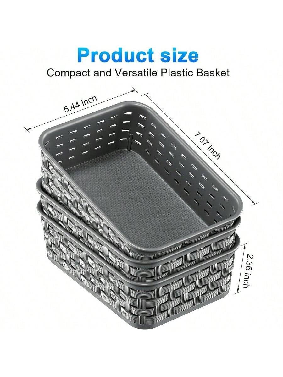 Product size  
Compact and Versatile Plastic Basket  
5.44 inch  
7.67 inch  
2.36 inch