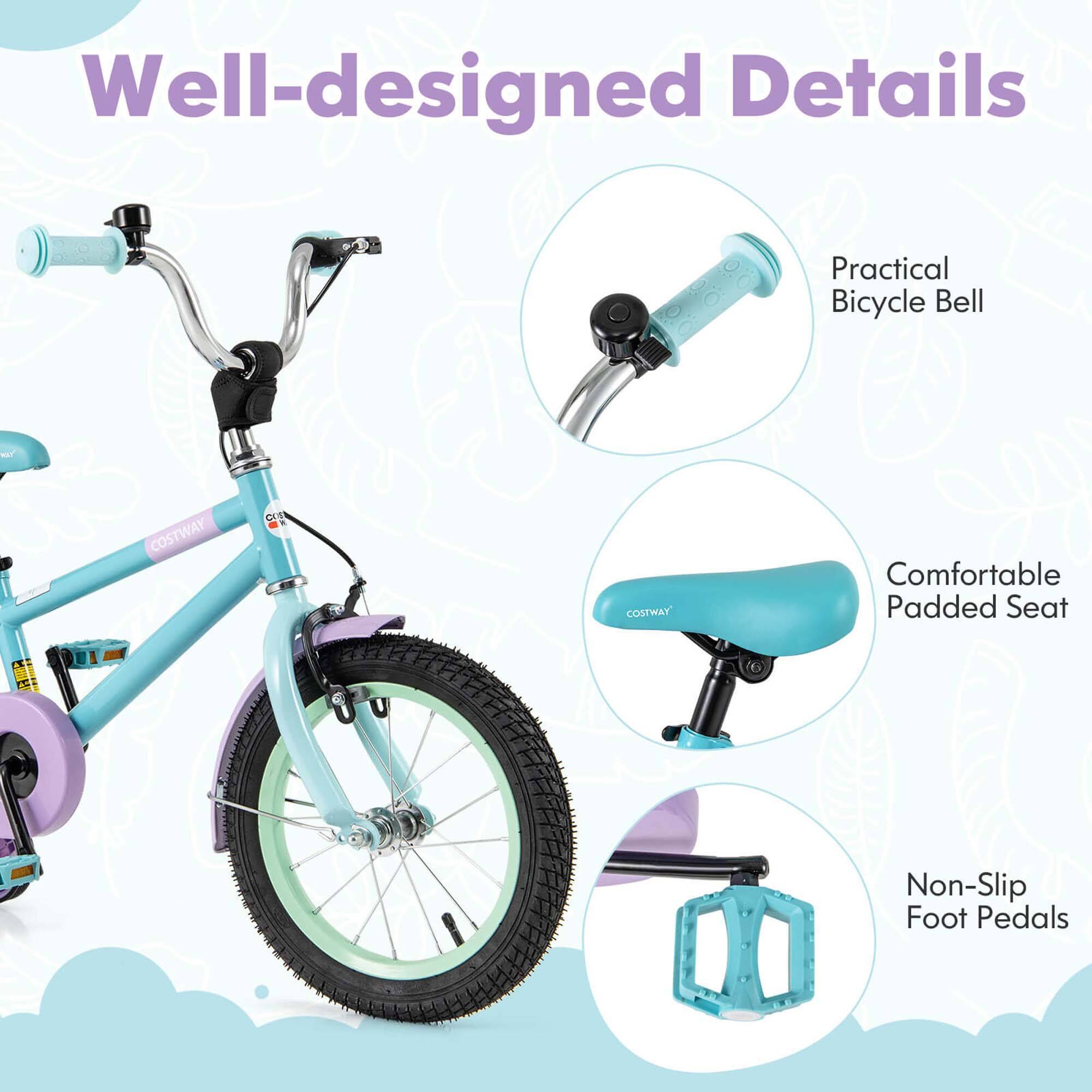Well-designed Details

- Practical Bicycle Bell
- Comfortable Padded Seat
- Non-Slip Foot Pedals