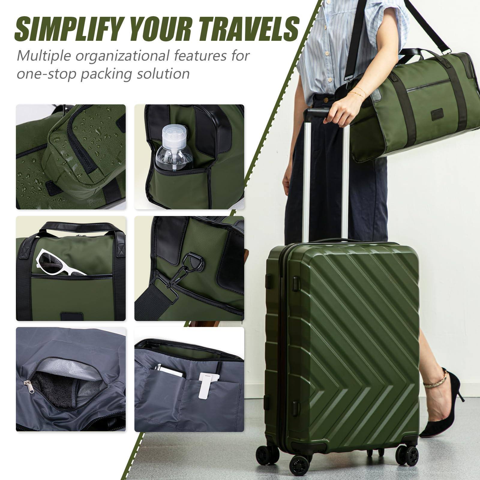 Simplify Your Travels

Multiple organizational features for one-stop packing solution