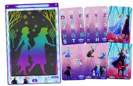 Lexibook - Disney Frozen 11’’ Multicolor Learning Drawing E-ink Tablet with Stencils