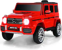 Costway - 12V Kids Ride On Car Licensed Mercedes Benz G63 Electric Vehicle with Remote Control - Red