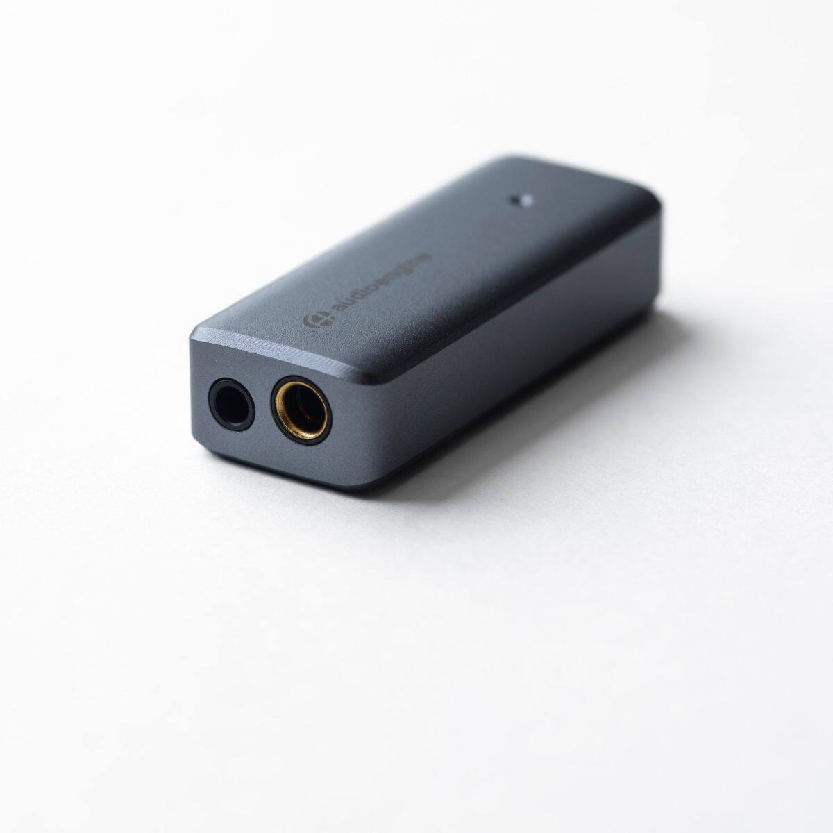 Left. Audioengine - HXL Portable Balanced Headphone Amplifier and HiFi DAC - Anodized Grey.