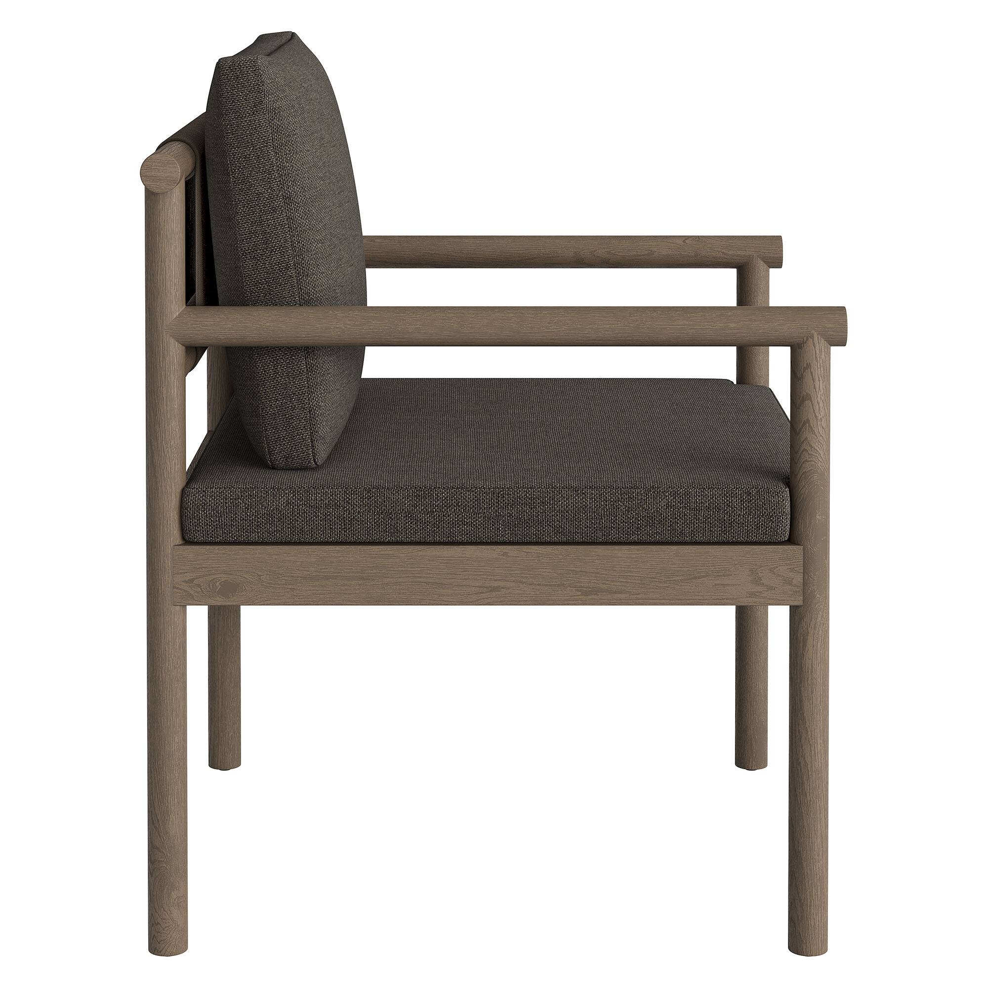 Alt View 2. Modway - Eleni Outdoor Patio Teak Wood Rope Dining Chair by Modway - 32.