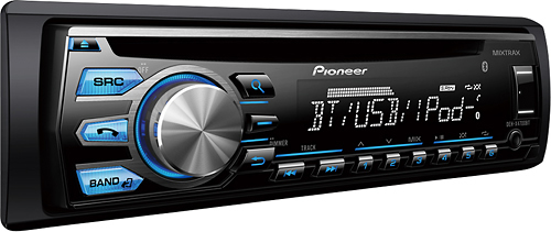 Best Buy: Pioneer MIXTRAX CD Built-In Bluetooth Apple® iPod®- and Satellite  Radio-Ready In-Dash Car Stereo Black DEHX3800S