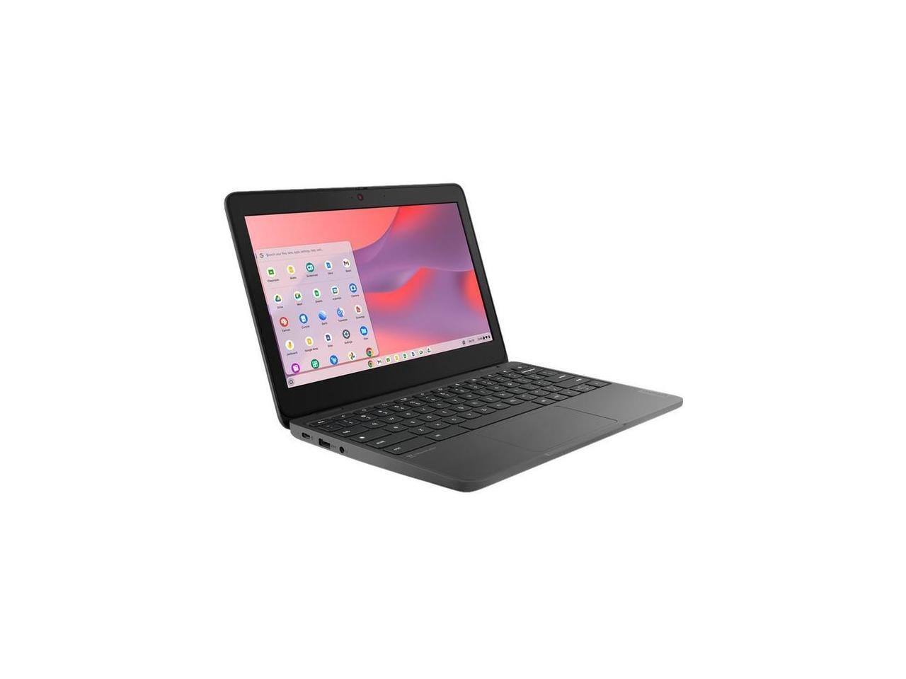 Front. Lenovo - Lenovo 100e Chromebook Gen 4 LTE 11.6" HD - Octa-core ARM - 4 GB RAM - Gray.