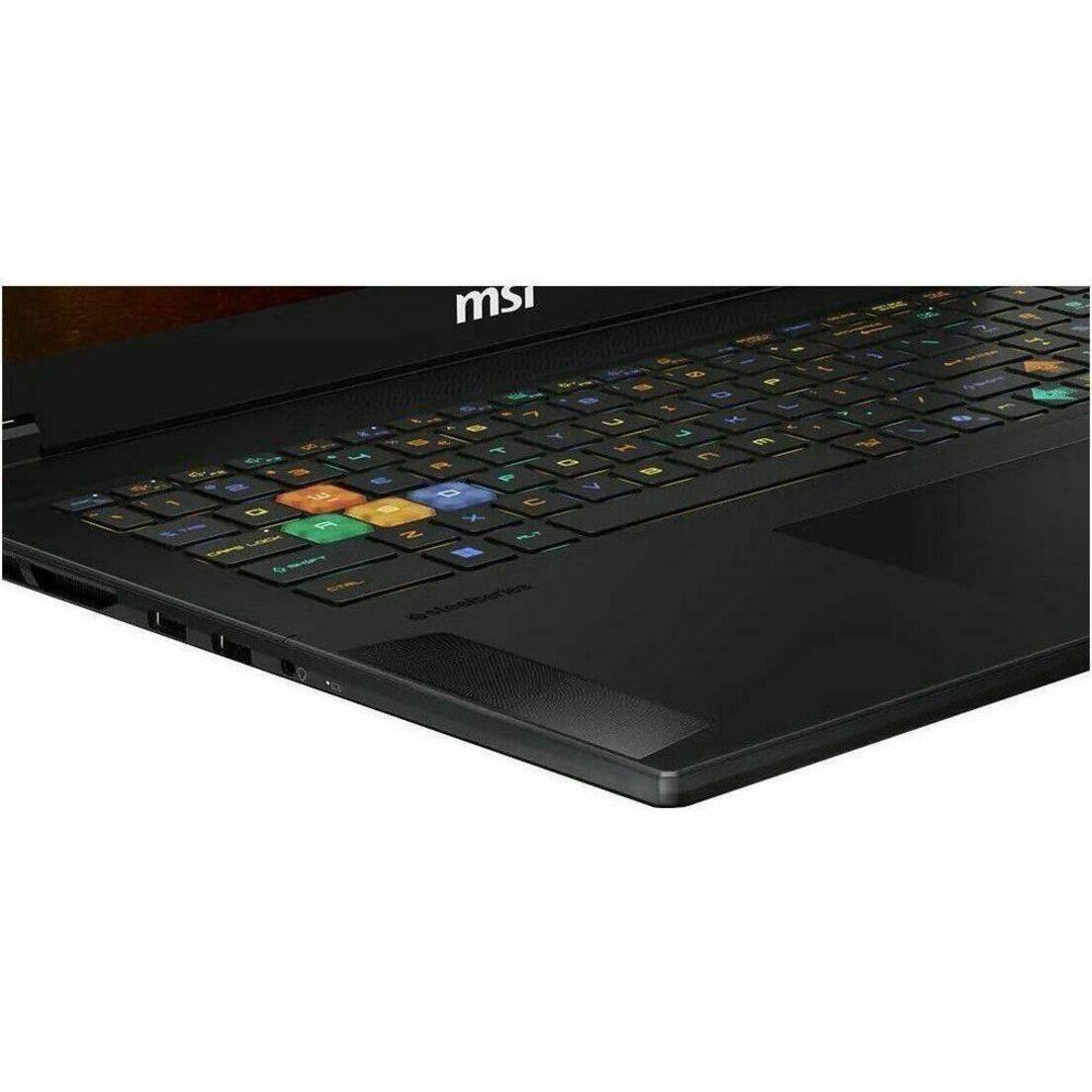 Alt View 19. MSI - 18" Gaming Laptop 2560 x 1600 (QHD+) - Intel Core Ultra 9 275HX with 64GB Memory - GeForce RTX 5070 TI - 2 TB SSD - Midnight Black, Black.