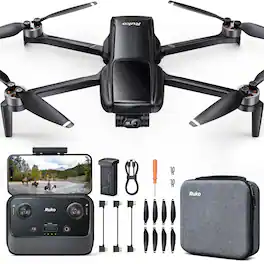Ruko - U11MINI 4K, Under 249g Pocket Drone with Camera for Adults 8K Photo 4K/30fps Video,FAA- Exempt (32-Min Flight) - Black