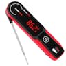 ThermoPro - Lightning 1s Read Time, Professional-Grade, Instant Read Meat Thermometer, with Auto-Rotating Display - Red