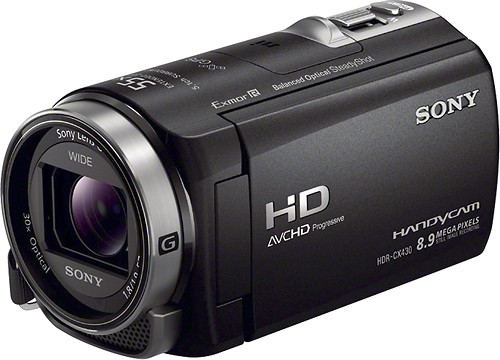 Best Buy: Sony Handycam HDR-CX430V 32GB HD Flash Memory Camcorder 