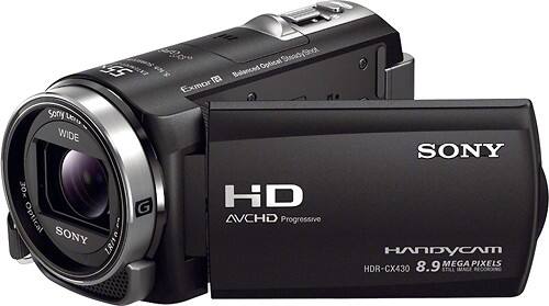 Best Buy: Sony Handycam HDR-CX430V 32GB HD Flash Memory Camcorder 