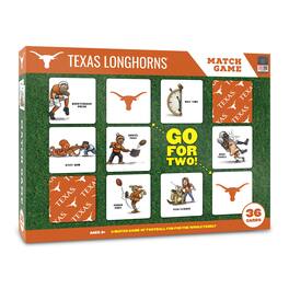YouTheFan - Texas Longhorns Licensed Memory Match Game - Multicolor