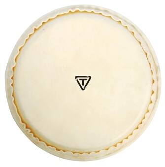 Front. Tycoon Percussion - 7-Inch Replacement Bongo Head for Compatible Supremo Series Bongos, Pre-Tucked Drumhead.