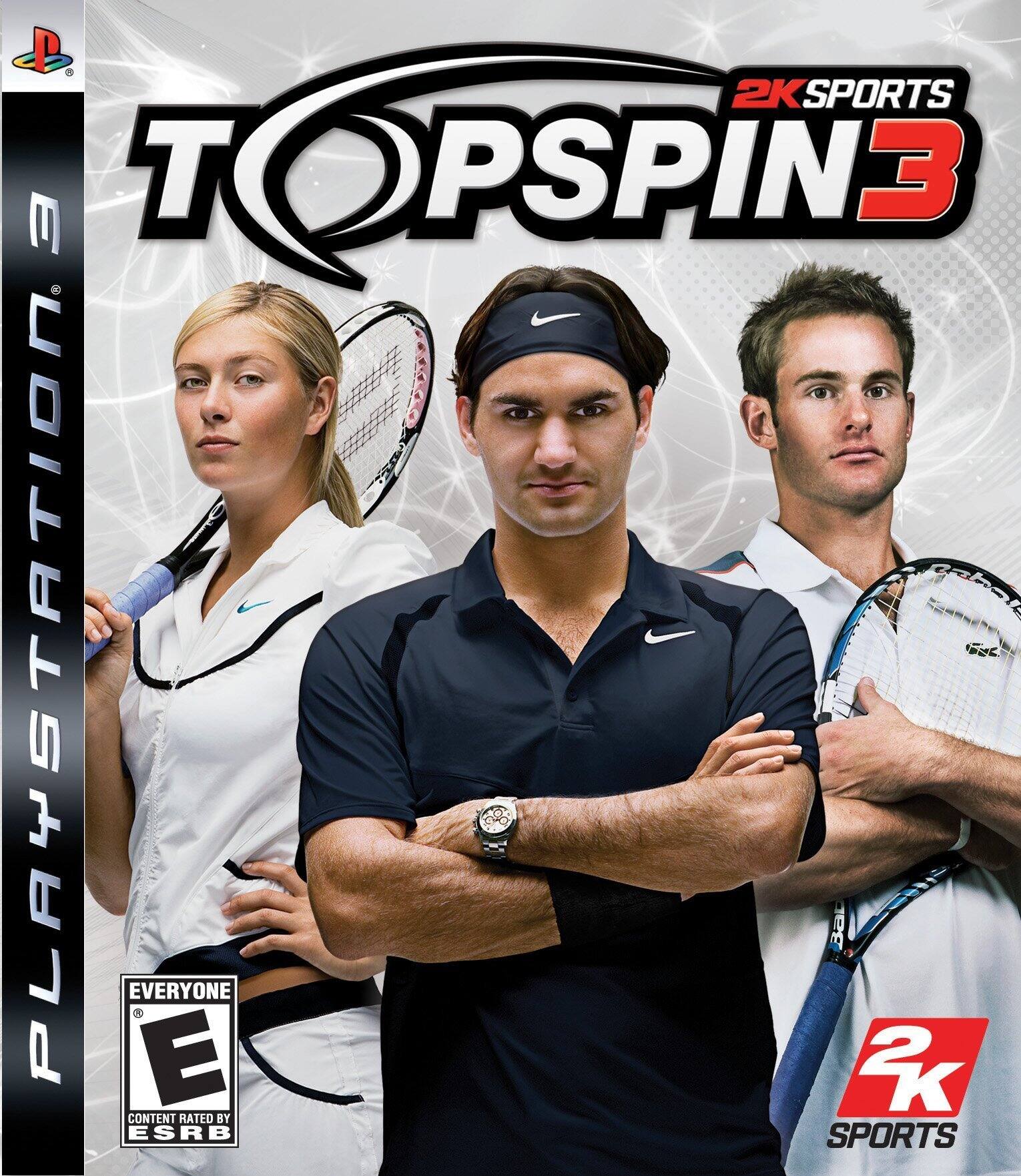 2K Sports Top Spin 3  
PlayStation 3  
Everyone  
Content Rated by ESRB  
2K Sports