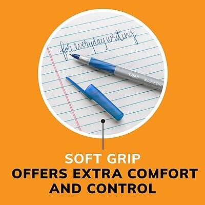 For everyday writing

SOFT GRIP OFFERS EXTRA COMFORT AND CONTROL