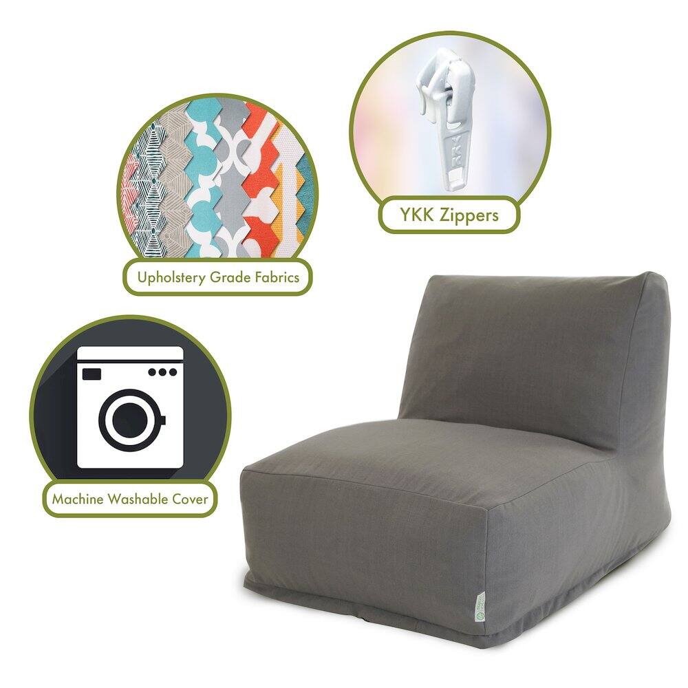 - Upholstery Grade Fabrics
- YKK Zippers
- Machine Washable Cover