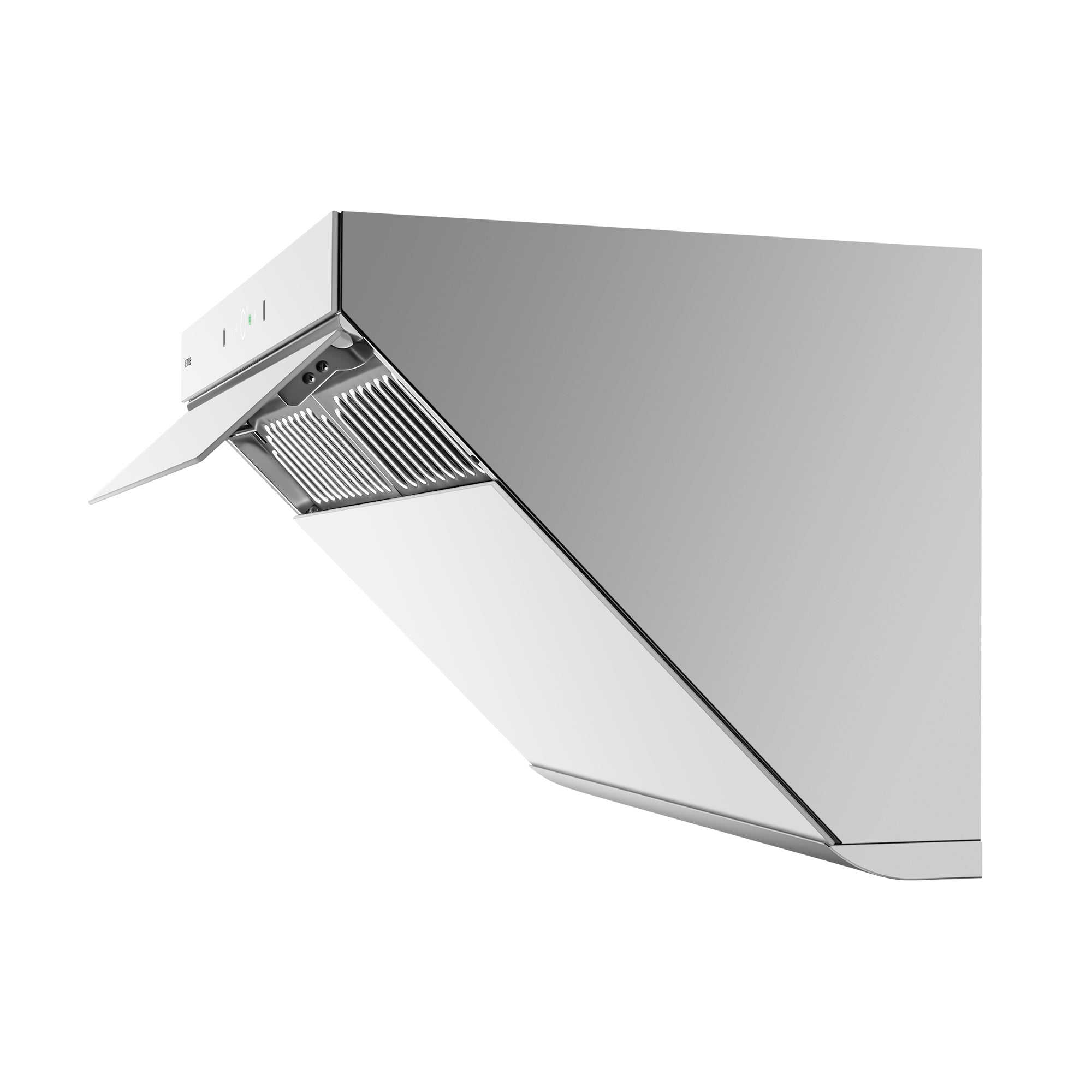 Alt View 1. FOTILE - FOTILE 30" 1100CFM Under Cabinet|Wall Mount Range Hood in White Tempered Glass - White.