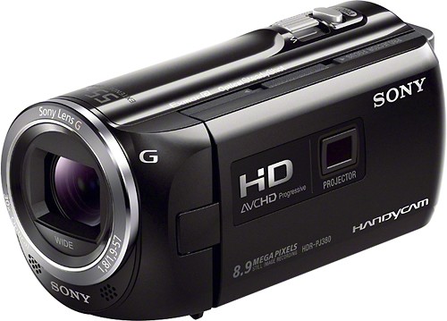 Best Buy: Sony HDR-PJ380 16GB HD Flash Memory Camcorder Black