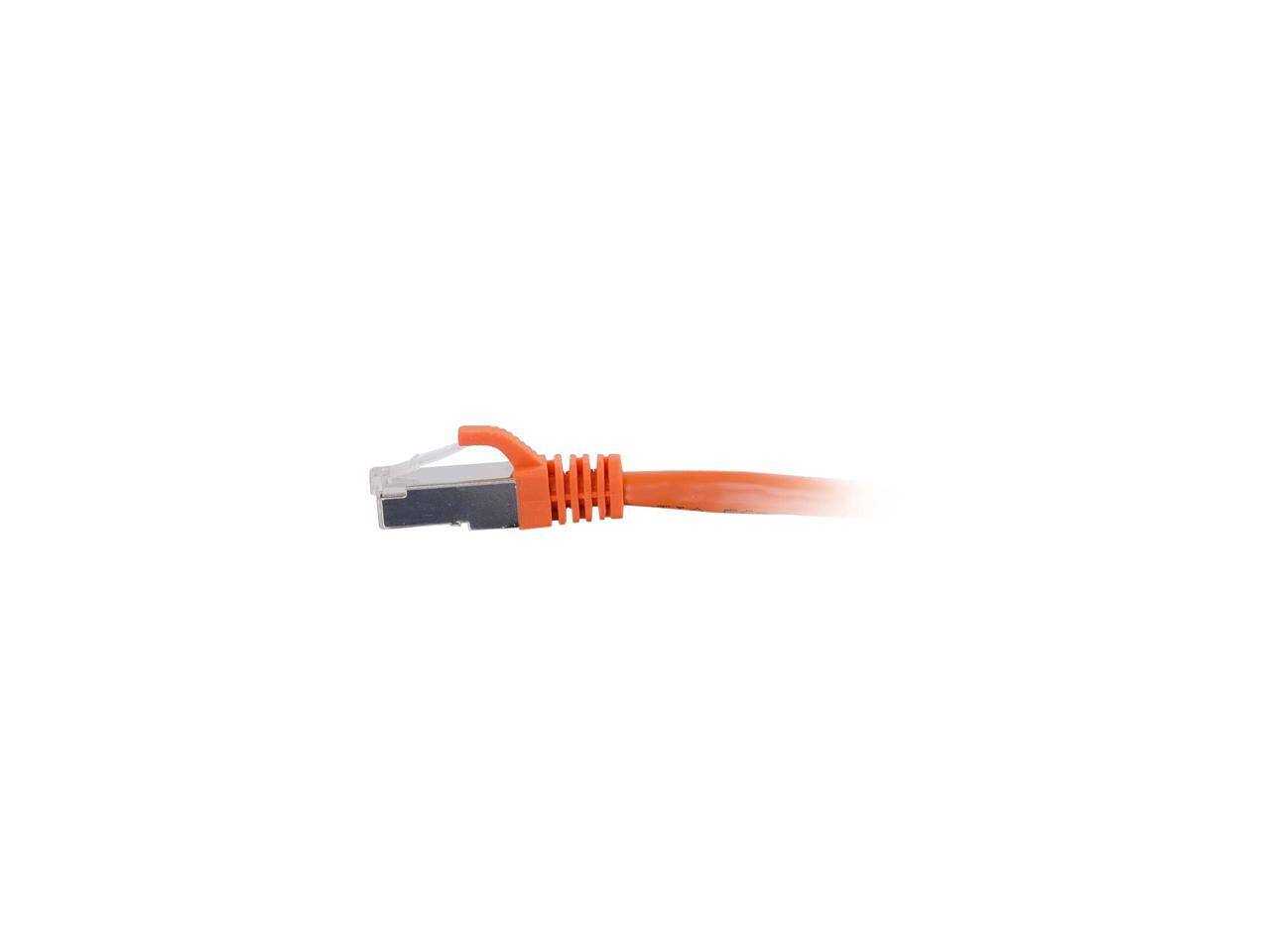 Alt View 2. Cables to Go - C2G / Cables to Go 00880 Cat6 Snagless Shielded (STP) Network Patch Cable, Orange (5 Feet/1.52 Meters).