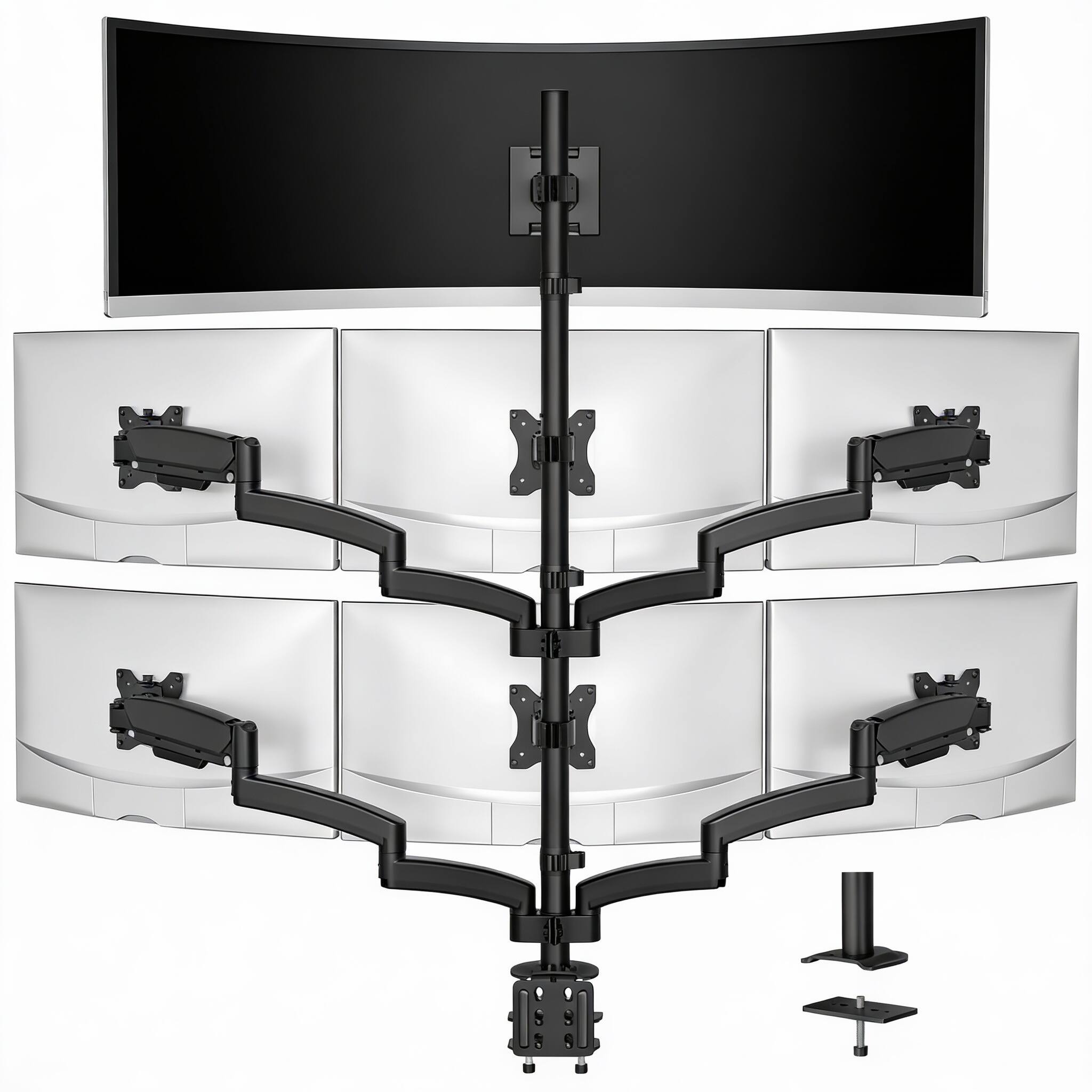 Quad Arms Ultrawide -Gas Spring 49" Top 27"44lb