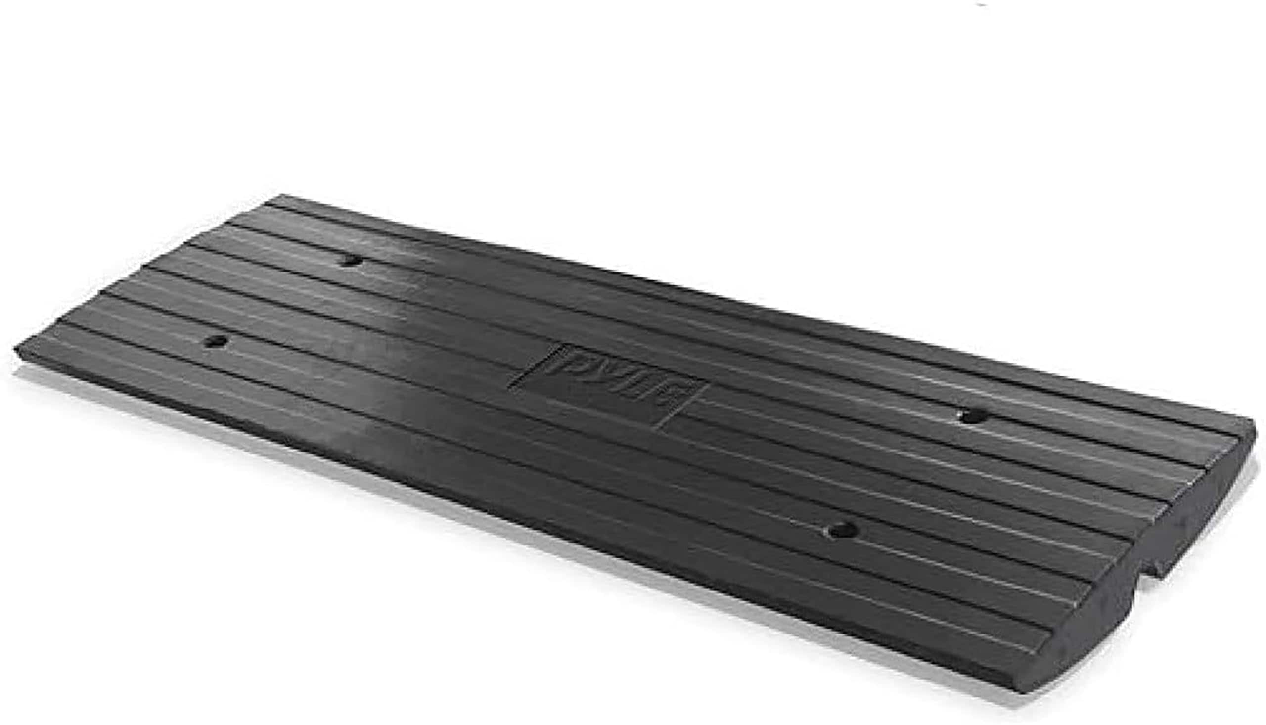 Pyle - Car Driveway Curb Ramp – Heavy Duty Rubber Ramp for Trucks, Scooters, Bikes, Wheelchairs – PCRBDR24