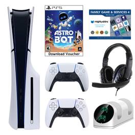 PS5 Slim Astro Bot Console with Accessories, Voucher & Extra DualSense - PlayStation 5