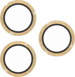 DuraGlass - Glass Camera Protector - iPhone 16 Pro/16 Pro Max - Gold Glitter