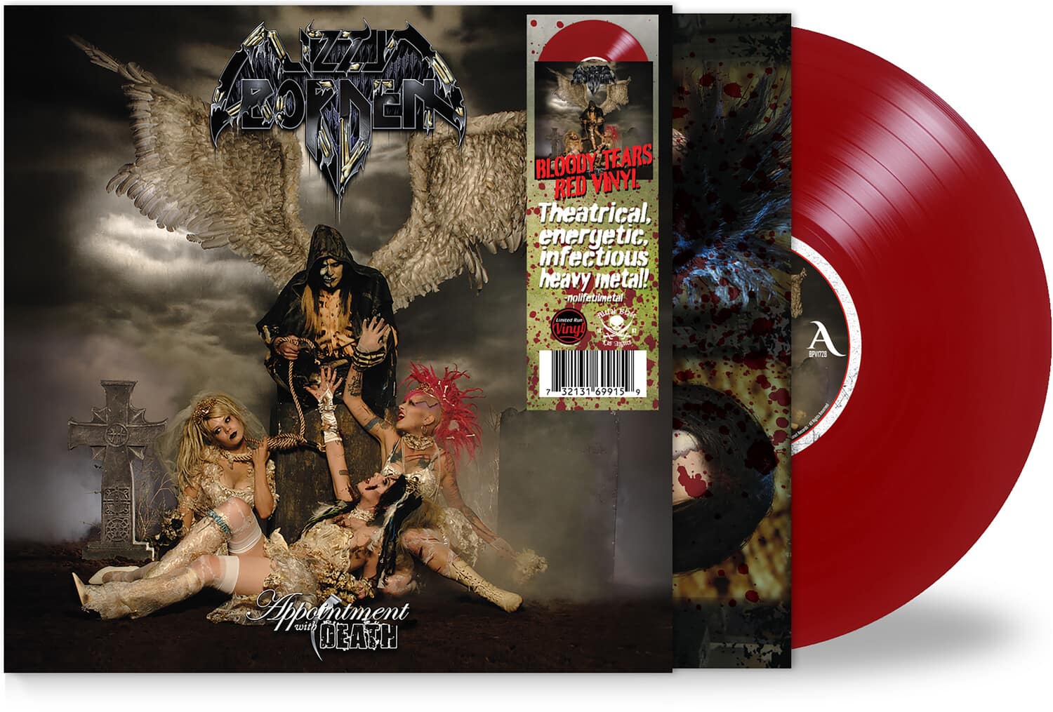Lizzy Borden - Appointment with Death - Red - VINYL LP