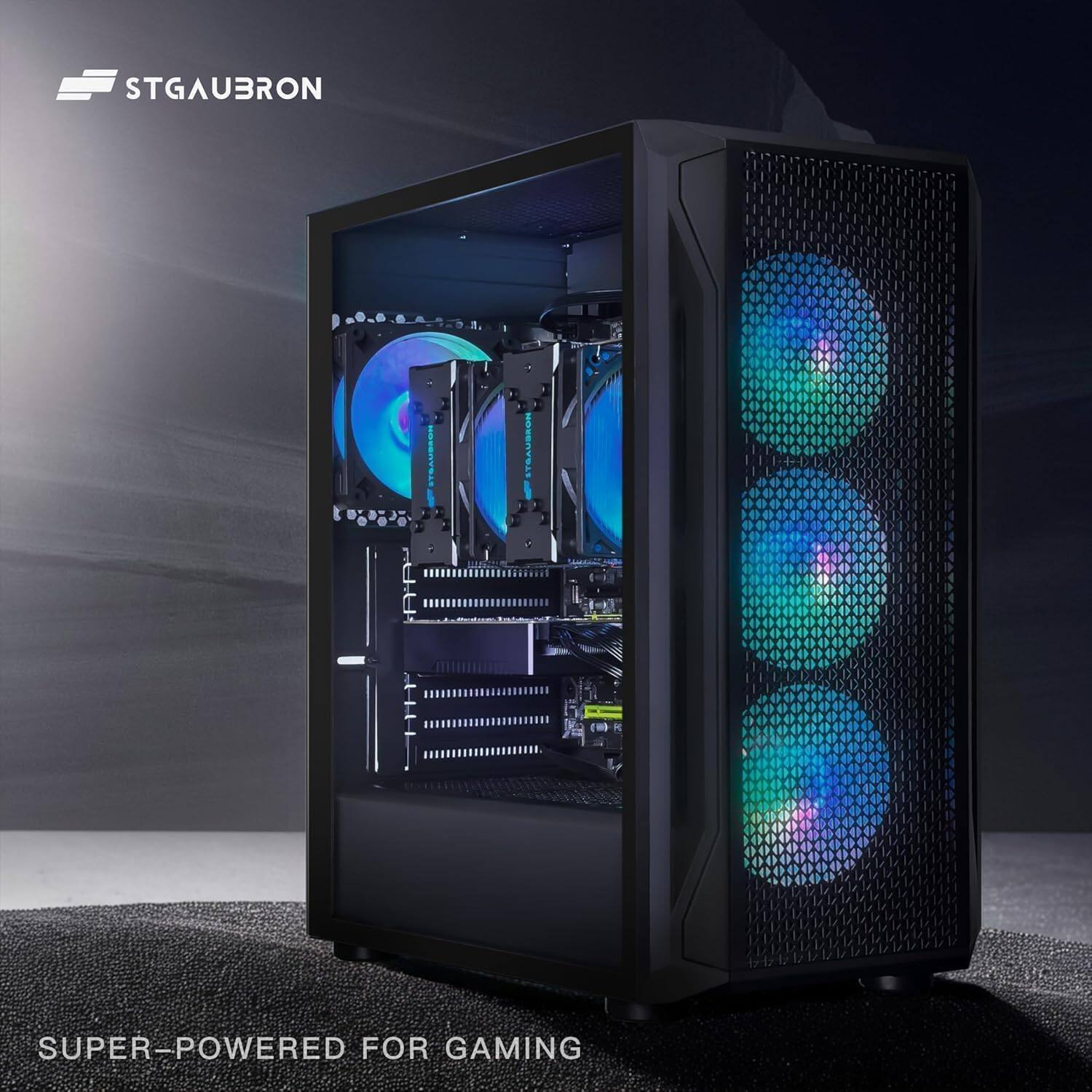 STGAubron Dual CPU Gaming PC, Dual Intel i7 Xeon E5 up to 3.7GHz