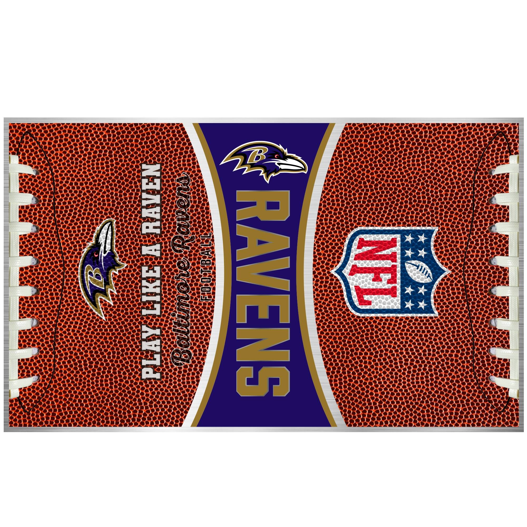 PLAY LIKE A RAVEN  
Baltimore Ravens  
FOOTBALL  

RAVENS  

NFL