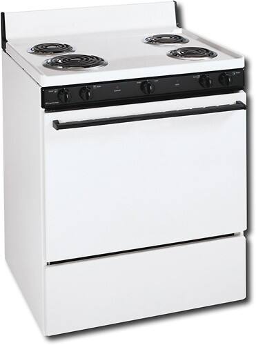 Angle Standard. Frigidaire - 30" Freestanding Electric Range - White.